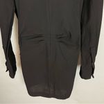 LIONESS NWT Urban Outfitters Dress Hey You Twist Front Black Small Plunge V-Neck Photo 11