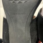 Aerosoles  womens Carimma Suede Black Chunky Heel Sandals Size 11 Photo 4