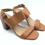 Nordstrom 14th & Union Womens Sandals Ankle Strap Block Heel Photo 0