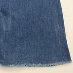 MOTHER Denim Mother Jeans The Roller Wide Leg Flare Raw Hem Distressed Medium Wash High Waist Photo 12