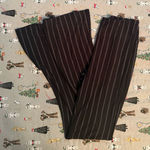 No Boundaries Black striped flare leggings Photo 0