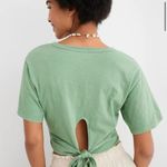 Aerie NWT Cropped Wrapback T-Shirt Size S Photo 1