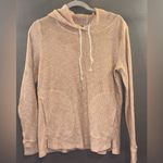 Anthropologie size small hooded sweater activewear cream cozy warm Photo 0