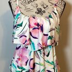 Liz Claiborne 🩵NWT🩵 TANKINI by SEPARATES ROMANTIC FLORAL BUILT IN BRA TOP Sz 6 Photo 0