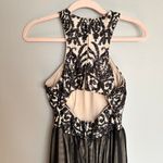 Speechless Black Nude Sequin Gown Photo 3