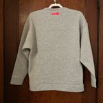 Stella McCartney x Adidas Grey Melange Metallic Crew Neck Sweatshirt Size S Photo 3