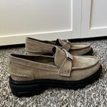 Rag and Bone Women’s New Light Tan Sand Suede Shiloh 2.0 Lug Loafers Size 8 Photo 2