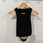 Helmut Lang ‎ Black Sleeveless Women's ribbed tank size large Photo 1