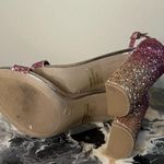 Charlotte Russe Pink gold glitter heeled sandals Photo 4