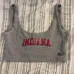 Hype & Vice Indiana University Crop Top Gray Photo 0