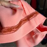 Vintage Handmade Coral Midi Skirt Sz M Size M Photo 4