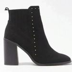 Forever 21 NWT Studded Ankle Boots Booties Black Faux Suede Sz 9 Photo 0