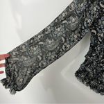 Free People  Lolita Paisley Printed Top in Dark Combo Size Small Photo 6