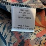 Black Rainn   Women’s Small Sleeveless Abstract Print Cowl Neck Flowy Blouse. Photo 4