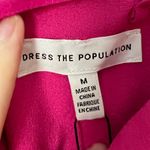 Dress the Population NWT Kai Sweetheart Neckline Strapless Gown Fuchsia Photo 9