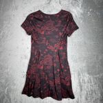 Disney Dress Womens Small Red Black Mulan Button Front Hot Topic Casual Fandom Photo 2