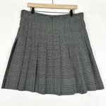 Norma Kamali  Plaid Pleated Knee Length Skirt Size 14 Academia Schoolgirl Preppy Photo 1