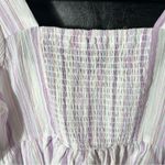 Lush Clothing Lush Lavender And White Stripe‎ Top Size Large Photo 5