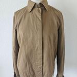 Theyskens Theory Tan Beige Cotton Linen Jacket size 4 Brown Photo 1