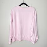 Wildfox Brunch Club XXL Pink Sweatshirt Long Sleeve Heart Soft Oversized Photo 4