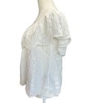 Oysho  Women’s Lace Front White Top Photo 1