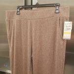 Zella ππ Mia Ribbed Straight Leg Pants ~ Tan Gingersnap XL NWT Photo 9