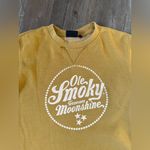 Ole Smoky Tennessee Moonshine Sweatshirt Crewneck Yellow Tan Smoky Mts Size S M Size M Photo 1