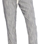 Free People  Gray Striped Capris Photo 0