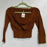 Free People Glazed Ginger Floyd Wrap Top Sz XS NWT Photo 1