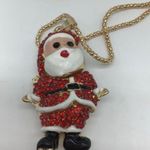 NEW red crystal Santa Claus fashion necklace Photo 8