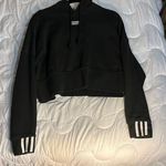 Adidas  Originals Vocal Crop Hoodie Size M Women’s Black Photo 0