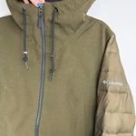 Columbia Boundary Bay Hybrid Jacket Sz Medium Womens Army Olive Green Photo 5
