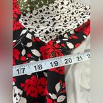 Libby Edelman  Floral Patchwork Midi Dress Size Large Photo 8