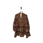 BYTIMO Baby Cord Shift Dress In Winterfield Bohemian Cottagecorecore‎ Size XS Brown Photo 7