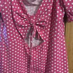 Glamorous  polka dot dress with cutout in front, Size 8 Photo 1