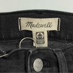 Madewell  Cali Demi‎ Boot Size 24 Jeans Faded Black Wash Denim Photo 5