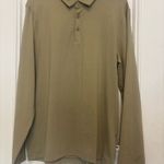 Lululemon Evolution Long-Sleeve Polo Shirt - Large - Sheer Oak Photo 1