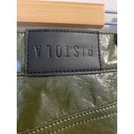 Pistola  Cassie Super High Rise Straight Pants in Olive Vinyl Women's sz. 24 Photo 7