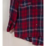 Stoosh Womens Shirt Womens XL Red & Blue Plaid Button-Up Photo 4