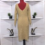 Molly Malloy Vintage 80s Golden Cocktail Prom Dress Size S Gold Photo 2
