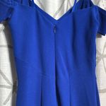 Cinderella Divine Royal Blue V-Neck Prom Gown Photo 8