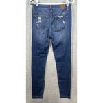 Judy Blue  Womens Distressed Skinny Fit Jeans Size‎ 9/29 Patched Blue Green Plaid Photo 4