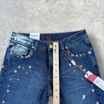 Pepe Jeans Vtg Y2K Deadstock  Low Rise Flare‎ Riveted Grommet Buckle Back Sz 30 Photo 8