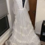 70s Prairie wedding dress White Photo 7