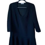 Ba&sh Black Textured Pepino Short Dress Size 2 Robe US Medium Photo 2