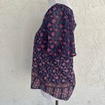 Lucky Brand  Dark Blue Floral Top Photo 3