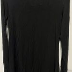 Cuddl Duds  black cowl neck shirt in small Photo 1