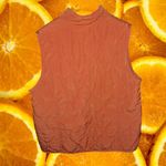 Avenue  Orange Quilted Full‎ Zip Vest Size 14/16 Photo 4