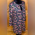 Flora by rockflowerpaper Cotton Beach Shirt Tunic Cover Up Navy‎ Blue Size Small Photo 2
