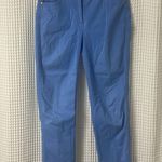 J. McLaughlin  5-Pocket Stretch Cotton Spandex Twill Straight Leg Pants Blue Photo 1